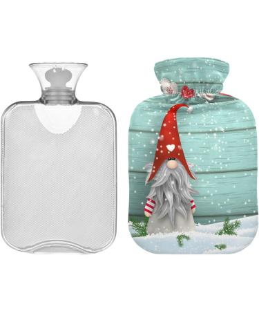 Christmas Gnee Snow Hot Water Bottle with Cover | 2L Pain Relief Heating Bag for Hands - Buy Online on GoSupps.com