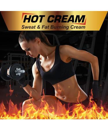 Hot Sweat Cream Natural Sweat Cream for Belly Fat Burner for Women Fat Burning Cream for Belly Hot Cream Weight Loss Workout Enhancer Cellulite Treatment for Thighs Legs Arms & Buttocks (1 PC) 4 Fl Oz (Pack of 1) - Buy Online on GoSupps.com