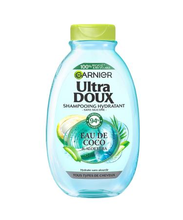 Garnier Ultra Doux Moisturizing Shampoo Coconut Water 300 ml