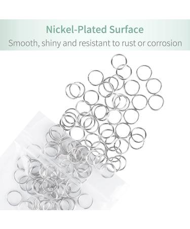 Pawfly 1/2 Inch Mini Split Jump Rings - 100 Pack | Small Metal Connectors for Jewelry Making, Crafts, DIY Arts - 100 PCS - Buy Online on GoSupps.com