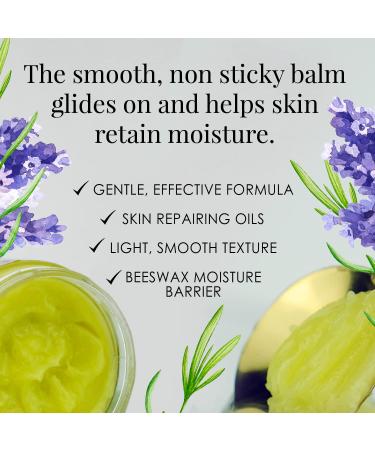 Delizioso Skincare Happy Bum Bum Diaper Baby Balm - 100% Natural Calendula, Chamomile, Lavender Infused Moisturizer for Eczema & Dry Skin - Cruelty-Free Salve - 2 oz - Buy Online on GoSupps.com