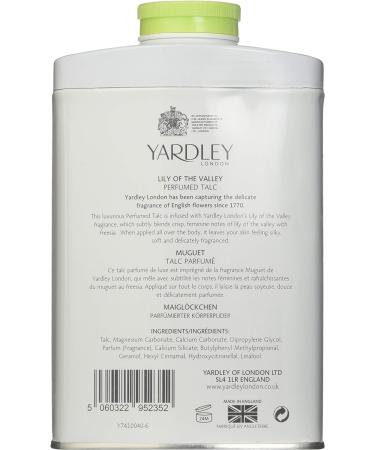 Yardley English Lily of the Valley Talc 200g - The Haven of Fragrance - Buy Online on GoSupps.com