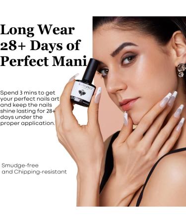 Modelones Gel Nail Polish Nude - 6 Colors White Gel Polishes Brown Pink Gel Polish Set Nail Gel Polish French Manicure All Seasons Neutral LED Gel Nail Kit Soak Off Manicure DIY Home Salon A-Nude Brown 7 ml (Pack of 1) - Buy Online on GoSupps.com