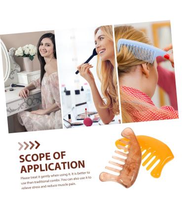 Plafope 2-Piece Massage Comb & Scalp Scraping Tool Set | Ultimate Head Massage Device & Gua Sha Board for Relaxation - Buy Online on GoSupps.com