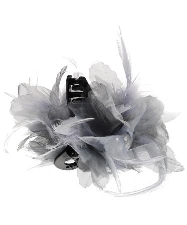 FOMIYES Hair Clips Pearl Organza Flower Hair Clip Hairpin Metal Girl Bride Large Hair Clips