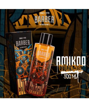 Marmara Barber Cologne - Best Choice of Modern Barbers and Traditional Shaving Fans (Amiko Limited Edition/Unisex Scented 500ml) 18 Fl Oz (Pack of 1) Amiko Limited Edition / Unisex Scented (Bottle) - Buy Online on GoSupps.com