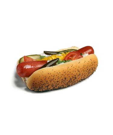 S.Rosen's Mary Ann Chicago Hot Dog Stand Poppyseed Hot Dog Buns (Case of 6 Packages - 48 buns) - Buy Online on GoSupps.com