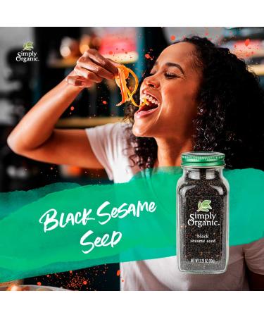 Buy Simply Organic Whole Black Sesame Seeds | 3.28 oz - Certified Organic & Premium Quality - Buy Online on GoSupps.com