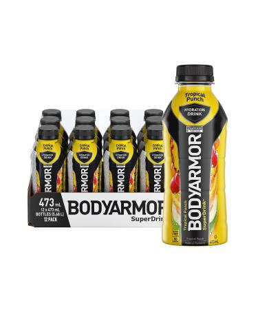 BODYARMOR SuperDrink Tropical Punch 473mL Bottles Pack of 12