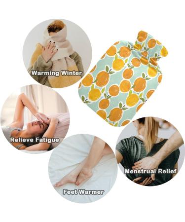 Naanle Transparent Hot Water Bottle with Cover - 1L for Bed Hand Foot Pain Relief & Heat Therapy - Ideal for Cold & Pain Relief - Buy Online on GoSupps.com