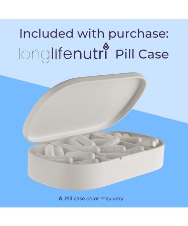 LongLifeNutri TUDCA - Tauroursodeoxycholic Acid Bile Salt 500mg per Serving & 60 Vegetarian Capsules Natural Ingredients 30-Day Supply Made in USA - Buy Online on GoSupps.com