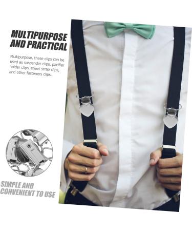 Callaron 30-Pack Peach Heart Cable Clip Braces - Versatile Pacifier Holder & DIY Razi Carrier Fastening Clips for Men (3.5x2.8cm) - Buy Online on GoSupps.com