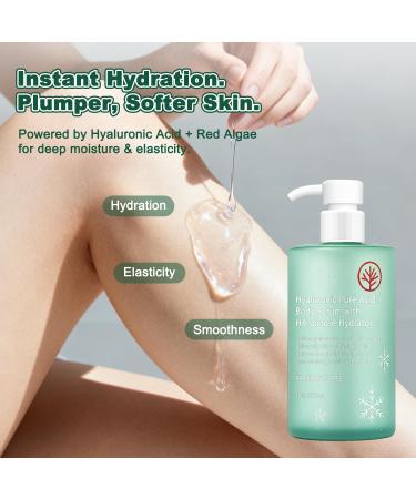 HA Hyaluronic Acid Body Serumr Acido Hialuronico Body Serum Lightweight Fast-Absorbing Body Care for Deep Hydration & Silky Smooth Non-Greasy Skin - Buy Online on GoSupps.com