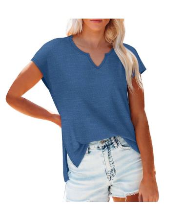 Genetic women's t-shirt with winged sleeves summer tank top simple casual fit blows printed women t-shirt women tshirt v neckline tshirt ladies v neckline set blouse ladies white blue m