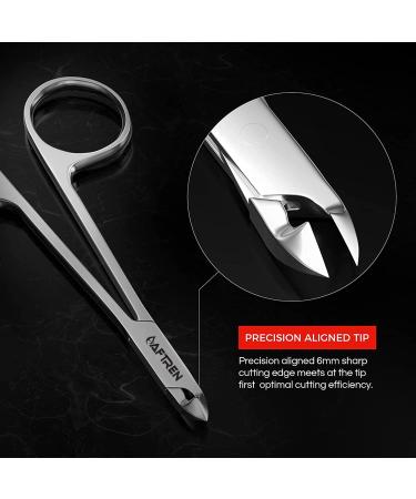 AFTREN Cuticle Nippers Cuticle Scissors J2 Steel Cuticle Nippers Extra Fine Silver - Buy Online on GoSupps.com