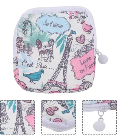 FOMIYES Washable Period Pads Sanitary Napkin Bag - Menstrual Pad Holder & Tampon Storage Pouch for Women - Random Color Organizer - Buy Online on GoSupps.com