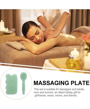 Minkissy Massage Board - Body Streak & Trigger Point Board - Premium Face Massage Tools & Skin Care Accessories - Real Acupuncture Sticks & Jade for Home Use - Buy Online on GoSupps.com