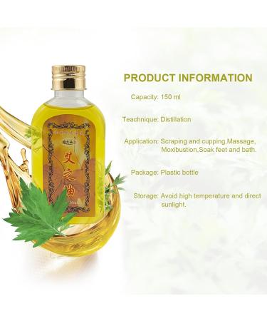 Elitzia Moxibustion Oil 5.12 Fl Oz - Premium Moxa Oil for Massage Cupping Soaking & Spa - International Shipping Available - Buy Online on GoSupps.com