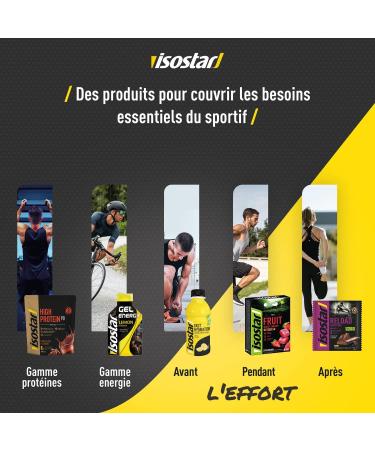 Isostar Energy Fruit Boost - Strawberry Flavor - Sport Fruit Pasta - Fatigue Reduction - With Caffeine - Natural Flavor - N - Buy Online on GoSupps.com