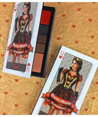 RUDE Face Card Palette - Queen of Hearts | International Shipping Available - Buy Online on GoSupps.com