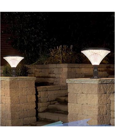 Courtyard Light IP65 Outdoor Pillar Lamp Solar LED Pillar Light Outdoor Post Light Fixture Deck Fence Pillar Lantern Garden Villa Landscape Lamp for Courtyard Outdoor Lighting Products (C White Light 41*4.28*15.5cm - Buy Online on GoSupps.com