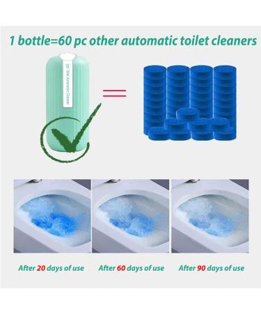 2Pcs Automatic Toilet Cleaner(2 Bottles PACK) Karzy klean Toilet Cleaner Easy to Clean Leaving Your Toilet Looking Fresh (2) - Buy Online on GoSupps.com