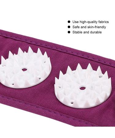ANGGREK Portable Acupuncture Headband for Pain Relief | Yoga & Fitness Massage Headband (Purple) - International Shipping Available - Buy Online on GoSupps.com