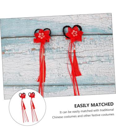 minkissy 1 Pair Hair Accessories Girls Barrettes for Hair Ponytail Hair Clip Hair Clips for Girls Kimono Hair Pin Chinese Festival Barrettes Pretty Hairpin - Buy Online on GoSupps.com