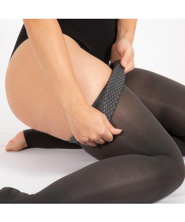 RIEMTEX PREMIUM Compression Stockings Class 2 CCL2 23-32 mmHg Open Toe Thigh Highs for Men & Women - Anthracite Size 7 - International Shipping - Buy Online on GoSupps.com