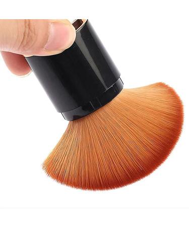 Foundation Makeup Brush Double-ended Makeup Brush Mixing Liquid Powder Concealer Makeup Blush Brush (Brown+Pink) - Buy Online on GoSupps.com