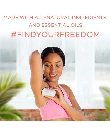 Freedom Deodorant Frankincense Peach 1.9 oz - Natural, Long-Lasting Protection - Buy Online on GoSupps.com