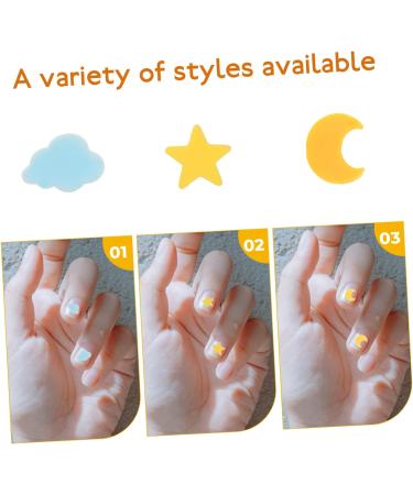 Healeved 4pcs 1 Nail Art Polymer Clay Polymer Clay Beads Sticker for Nails Diy Nail Art Decoration Nail Jewelry Polymer Sprinkles Phone Cases Nails Stickers Nail Stickers Cosmetic - Buy Online on GoSupps.com