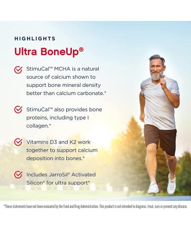 Jarrow Formulas Ultra Bone-Up - 240 Tablets for Bone Health | Premium Calcium Supplement - Buy Online on GoSupps.com