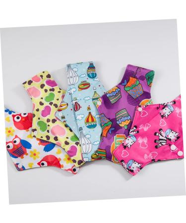 5pcs Reusable Menstrual Pads | Mama Cloth Napkins for Women | Washable & Portable Feminine Hygiene Towels - Buy Online on GoSupps.com