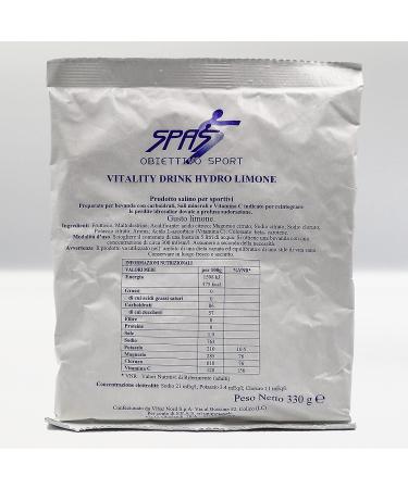  SPAS SRL Vitality Drink Hydro Multivitamin Dietary Supplement Complete Orange Flavour (20 x 330g Lemon) - Buy Online on GoSupps.com