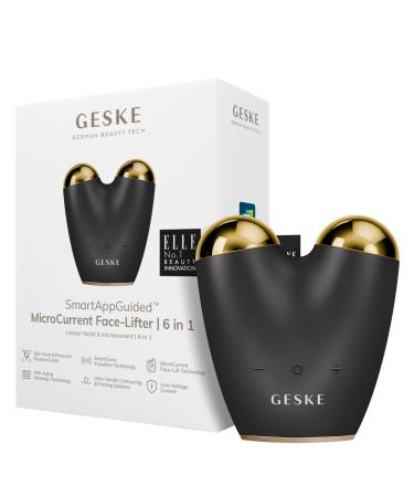 Geske |SmartAppGuided Microcurrent Face-Lifter |6 in 1 |Facial Lifting |Face & Jawline Trainer |Face lift |Anti -aging device |Microstrom against wrinkles |Gray double chin remover - Buy Online on GoSupps.com