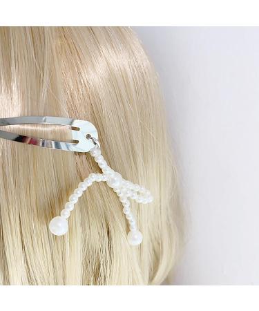 XANHOY 1pc/1pair Lightweight Hair Clip for Hot Girl Pearl Pendant Hair Barrettes Braids Ponytail Hair Barrettes for Teens Girl - Buy Online on GoSupps.com