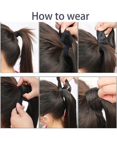 Ponytail Extension Bounce Wraparound Ponytail Hair Pieces Straight Hair Extensions with Combs Warp Ponytails for Women Synthetic Ponytail Hairpiece/Ponytail Extension (Color : M22-613 Size : 18in 18inches M22-613 - Buy Online on GoSupps.com