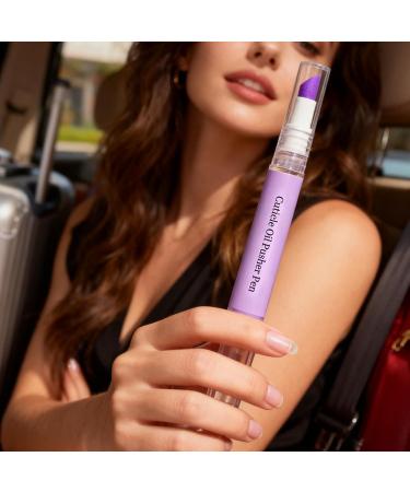 Nail Care Pen Scented Portable Fingernail Pusher Buffer with Scented Cuticle Oil Pens for Nails for Women and Girls Manicure Growth Repair Damaged Strengthening Moisturizing - Buy Online on GoSupps.com