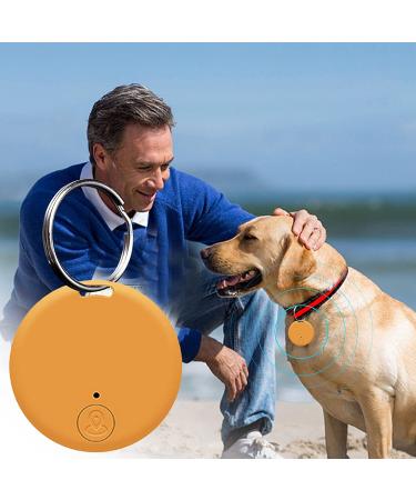 Bluetooth 5.0 Portable Tracking Device for Pets & Items - Waterproof Anti-Loss Finder for Cats, Dogs, Wallets & Keys (Orange) - Buy Online on GoSupps.com