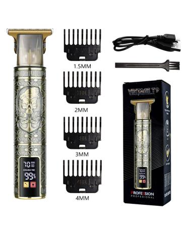 Hair Clippers for Men Lapluied Professional Electric Haircut Cordless Hair Trimmer for Men Baldheaded Clipper Zero Gapped Beard Trimmer & Grooming Kit T-Bladeds Outliner Grooming Rechargeable LED Display Pirate Style