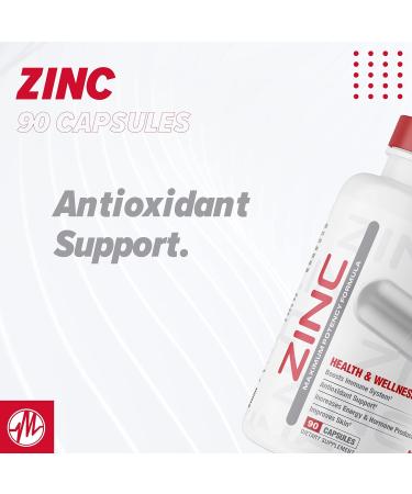 Metabolic Nutrition Zinc 75mg | 90 Capsules | Immune System Support - Buy Online on GoSupps.com