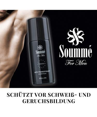 Soumm Antiperspirant Roll-On for Men | 50ml - Long-Lasting Odor Protection & Dermatologically Tested - Buy Online on GoSupps.com