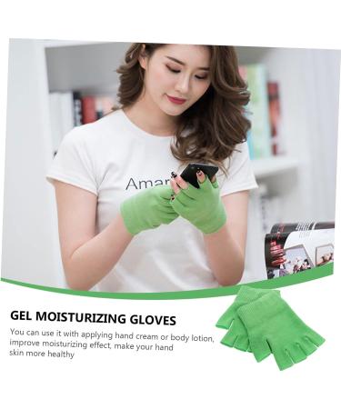 minkissy 4 Pairs Gel Gloves Fingerless Moisturizing Gloves Dry Hand Gloves Winter Gloves Moisturizing Gloves Reusable Women Moisturizing Gloves Leather Gloves Dipping at Night Miss - Buy Online on GoSupps.com