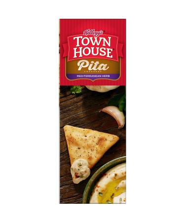 Town House Mediterranean Herb Pita Crackers - 9.5oz Box - Perfect Party Snacks - Buy Online on GoSupps.com