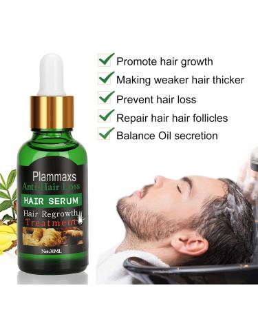 Plammaxs Dermaroller Set - Microneedling with Hair Growth Serum for Anti Hair Loss & New Hair Growth Stimulating - 0.5mm Professional Titan Needles Skin Roller - Buy Online on GoSupps.com