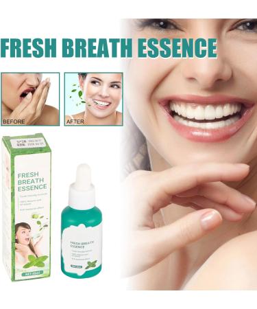 Oral Breath Serum - 2 Pack Bad Breath Eliminator | 30ml Mint Herbal Extract Drops for Fresh Breath - Buy Online on GoSupps.com
