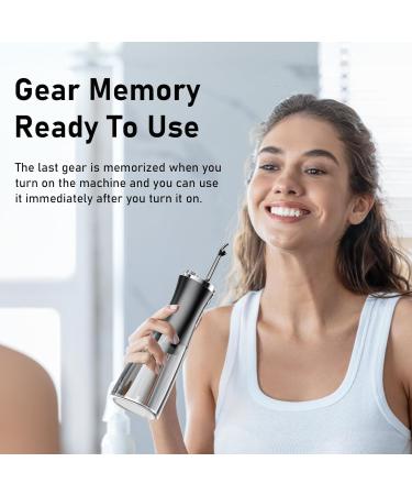 Oral Irrigator Visual Water Flosser C2 with 10MP Camera - 2 Modes 12 Gears IPX7 Waterproof Portable 350ML Water Tank for Effective Teeth Cleaning - Buy Online on GoSupps.com