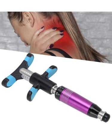 Manual Spine Bone Correction Gun - Handheld Chiropractic Adjustment Tool (Purple) | International Shipping Available - Buy Online on GoSupps.com