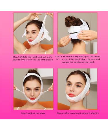 V Face Slimming Bandage - Double Chin Reducer & V Line Lifting Mask - Buy Online on GoSupps.com